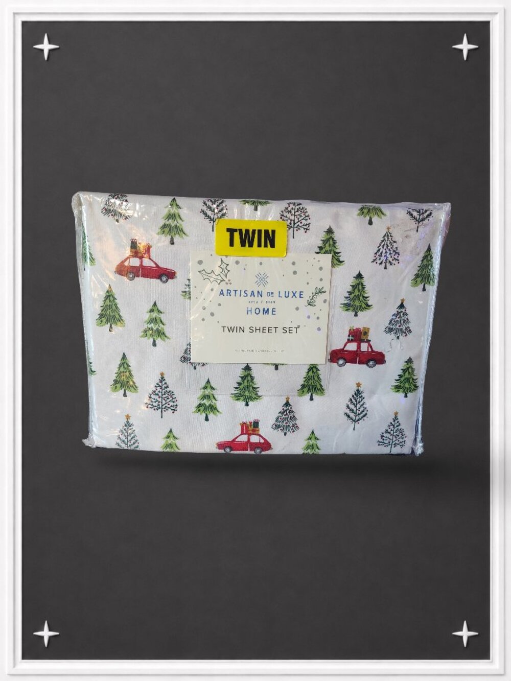 Holiday Cars Twin Sheet Set | NWT